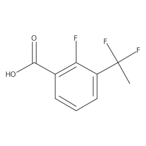 3-(1,1-Difluoroethyl)-2-fluorobenzoic acid Structure