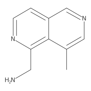 (8-Methyl-2,6-naphthyridin-1-yl)methanamine Structure