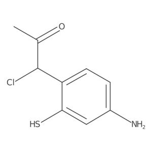 1-(4-Amino-2-mercaptophenyl)-1-chloropropan-2-one Structure