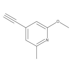 4-Ethynyl-2-methoxy-6-methylpyridine结构式
