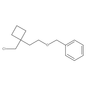({2-[1-(Chloromethyl)cyclobutyl]ethoxy}methyl)benzene结构式