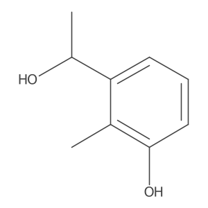 3-(1-Hydroxyethyl)-2-methylphenol结构式