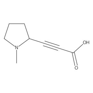 3-(1-Methylpyrrolidin-2-yl)prop-2-ynoic acid Structure