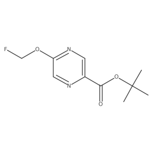 tert-Butyl 5-(fluoromethoxy)pyrazine-2-carboxylate Structure