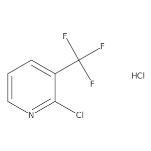 2-Chloro-3-(trifluoromethyl)pyridine hydrochloride结构式