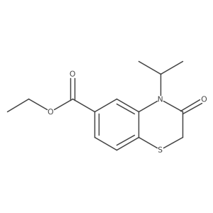 Ethyl 3-oxo-4-propan-2-yl-1,4-benzothiazine-6-carboxylate Structure