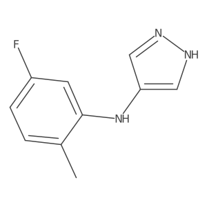 N-(5-Fluoro-2-methylphenyl)-1H-pyrazol-4-amine Structure
