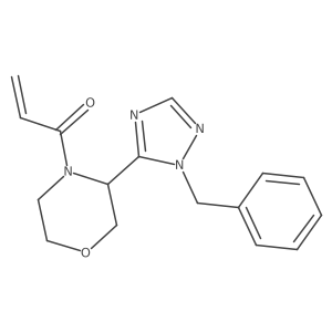 1-[3-(1-benzyl-1H-1,2,4-triazol-5-yl)morpholin-4-yl]prop-2-en-1-one Structure