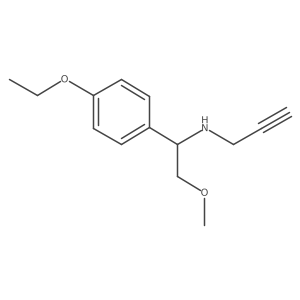 [1-(4-Ethoxyphenyl)-2-methoxyethyl](prop-2-yn-1-yl)amine Structure