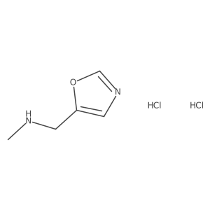 N-Methyl-1-(oxazol-5-yl)methanamine dihydrochloride Structure