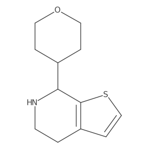 7-(oxan-4-yl)-4H,5H,6H,7H-thieno[2,3-c]pyridine Structure