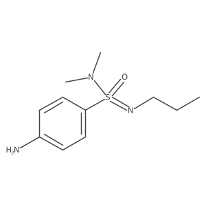 4-amino-N,N-dimethyl-N-propylbenzene-1-sulfonoimidamide Structure