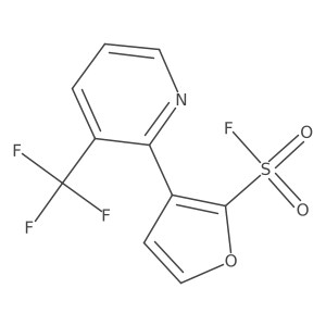3-[3-(Trifluoromethyl)pyridin-2-yl]furan-2-sulfonyl fluoride Structure