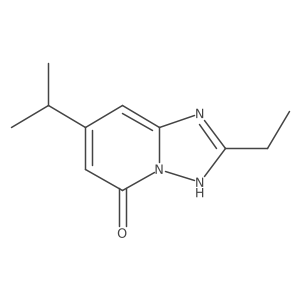 2-Ethyl-7-(propan-2-yl)-[1,2,4]triazolo[1,5-a]pyridin-5-ol结构式