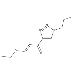 3-ethoxy-1-(1-propyl-1H-1,2,3-triazol-4-yl)prop-2-en-1-one Structure