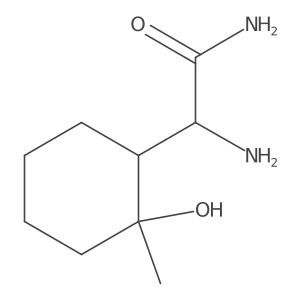 2-Amino-2-(2-hydroxy-2-methylcyclohexyl)acetamide结构式
