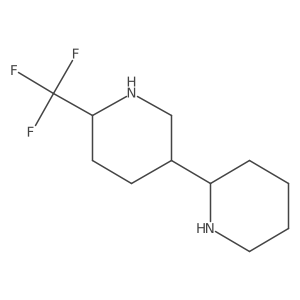5-(Piperidin-2-yl)-2-(trifluoromethyl)piperidine结构式