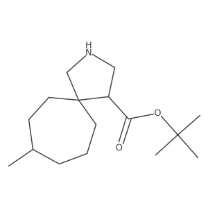 Tert-butyl 8-methyl-2-azaspiro[4.6]undecane-4-carboxylate Structure