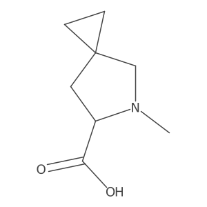 (6R)-5-methyl-5-azaspiro[2.4]heptane-6-carboxylic acid Structure