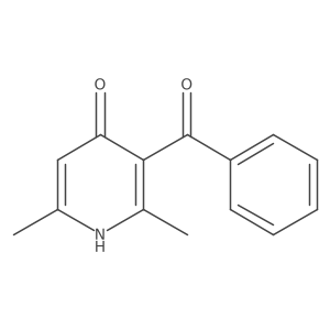 3-benzoyl-2,6-dimethyl-4(1H)-pyridone Structure