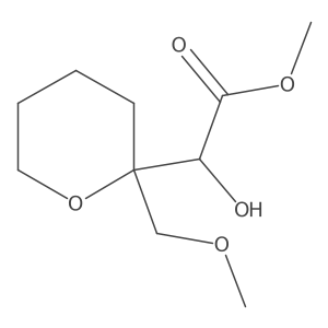 Methyl 2-hydroxy-2-[2-(methoxymethyl)oxan-2-yl]acetate Structure