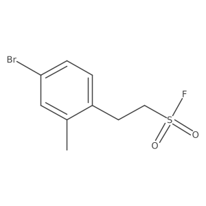 2-(4-Bromo-2-methylphenyl)ethane-1-sulfonyl fluoride Structure