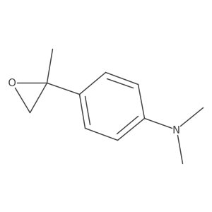 N,N-dimethyl-4-(2-methyloxiran-2-yl)aniline Structure