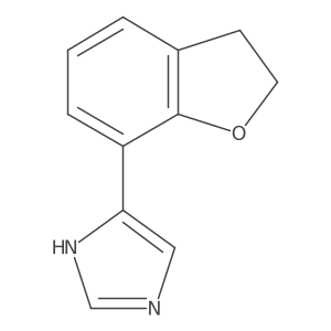 4-(2,3-dihydro-1-benzofuran-7-yl)-1H-imidazole结构式