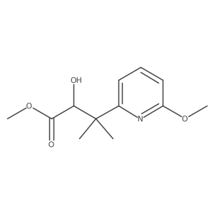 Methyl 2-hydroxy-3-(6-methoxypyridin-2-yl)-3-methylbutanoate Structure