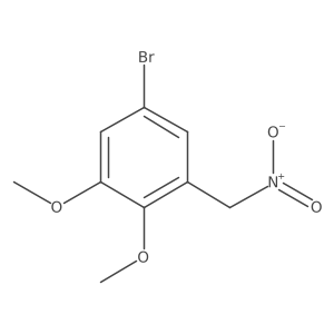 5-Bromo-1,2-dimethoxy-3-(nitromethyl)benzene结构式