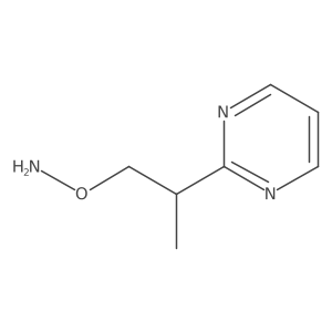 O-[2-(pyrimidin-2-yl)propyl]hydroxylamine Structure