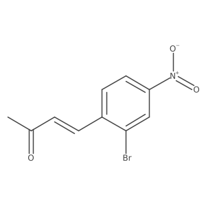 4-(2-Bromo-4-nitrophenyl)but-3-en-2-one结构式