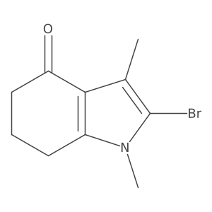 2-Bromo-1,3-dimethyl-6,7-dihydro-5H-indol-4-one Structure