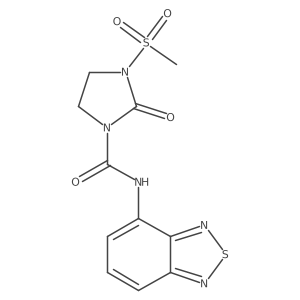 N-(2,1,3-benzothiadiazol-4-yl)-3-methanesulfonyl-2-oxoimidazolidine-1-carboxamide Structure
