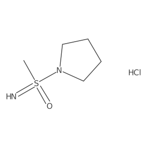 Imino(methyl)(pyrrolidin-1-yl)-lambda6-sulfanone hydrochloride结构式