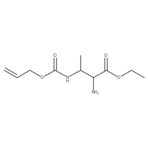 ethyl (2S,3R)-2-amino-3-{[(prop-2-en-1-yloxy)carbonyl]amino}butanoate Structure