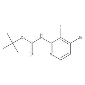 4-Bromo-N-Boc-3-fluoropyridin-2-amine Structure