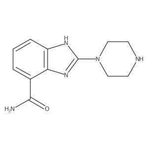 2-(1-Piperazinyl)-1h-benzimidazole-7-carboxamide结构式