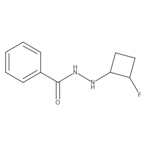 N'-(2-fluorocyclobutyl)benzohydrazide结构式