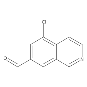 5-Chloroisoquinoline-7-carbaldehyde结构式