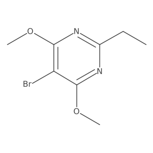 5-Bromo-2-ethyl-4,6-dimethoxypyrimidine结构式