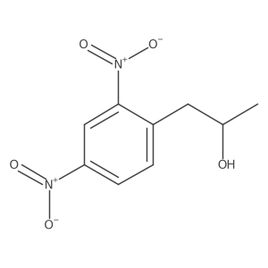 a-(2,4-Dinitrobenzyl)ethyl alcohol Structure
