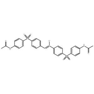 Diacetyl azoxy-dapsone结构式