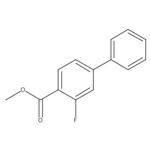 Methyl 2-fluoro-4-phenylbenzoate结构式