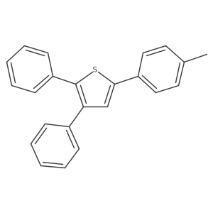 2,3-Diphenyl-5-p-tolylthiophene结构式