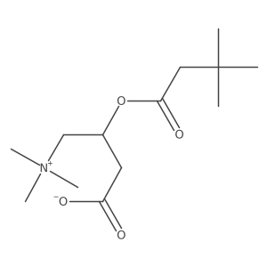 3,3-Dimethyl-butanoyl-L-carnitine结构式