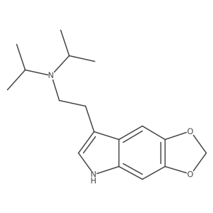 5,6-Methylenedioxy-N,N-diisopropyltryptamine结构式