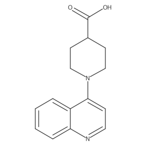 1-Quinolin-4-ylpiperidine-4-carboxylic acid Structure