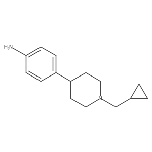 4-(1-Cyclopropylmethyl-piperidin-4-YL)-phenylamine Structure