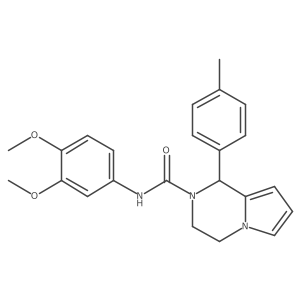 N-(3,4-dimethoxyphenyl)-1-(p-tolyl)-3,4-dihydropyrrolo[1,2-a]pyrazine-2(1H)-carboxamide Structure